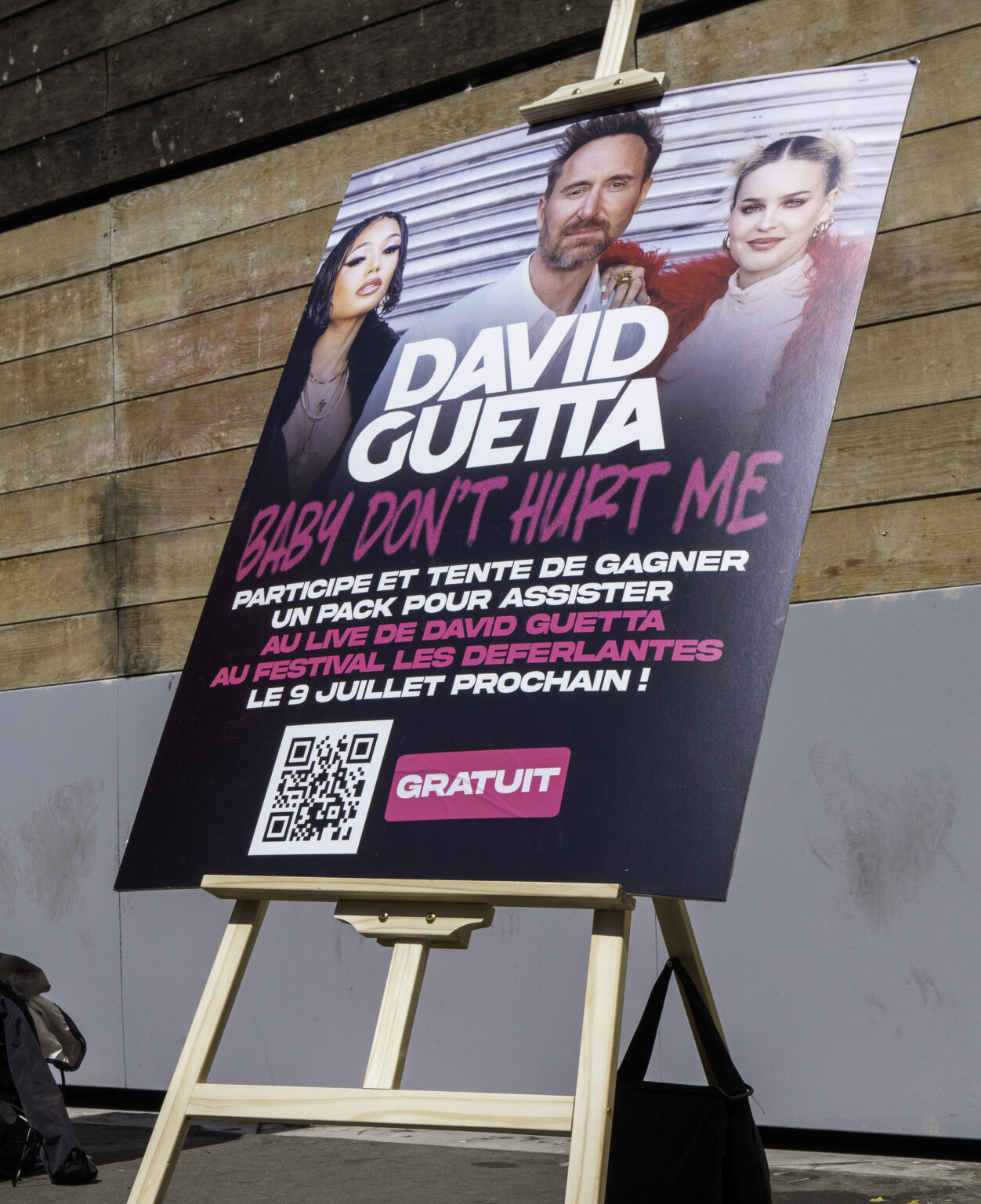 Street Marketing – David Guetta “Baby Don’t Hurt Me”, Argelès-sur-Mer — photo 1 — REDSHOT